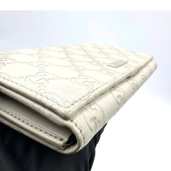 Gucci White Leather Wallet - Picture 9 of 14